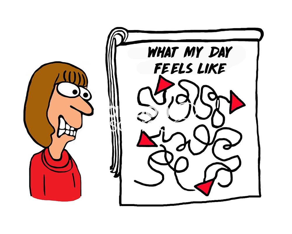 woman-has-a-hectic-day-cartoon-resource