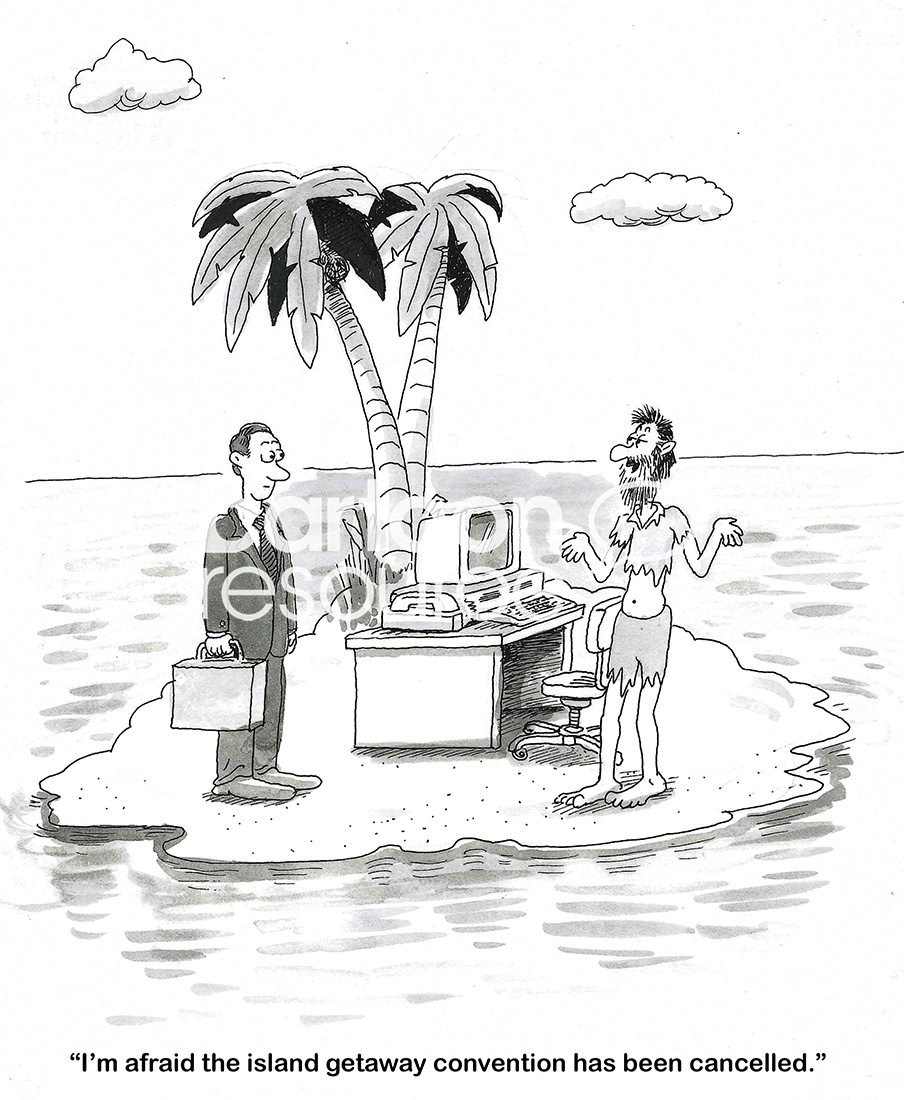 Island Getaway - Cartoon Resource