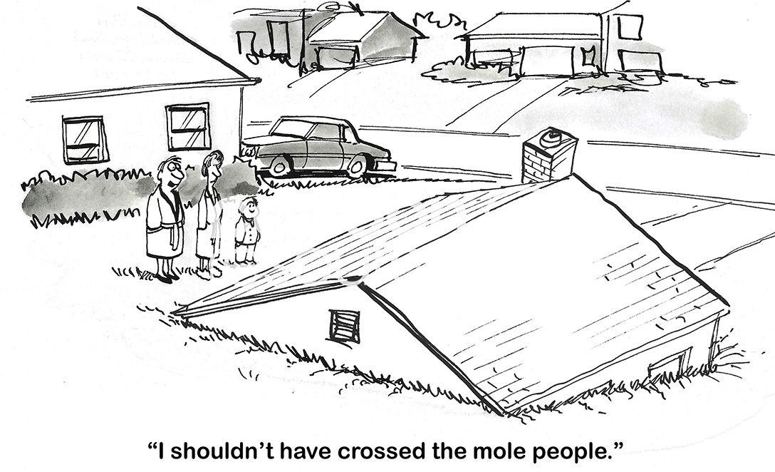 Mole People - Cartoon Resource