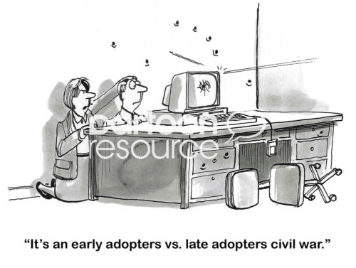 Early vs Late - Cartoon Resource