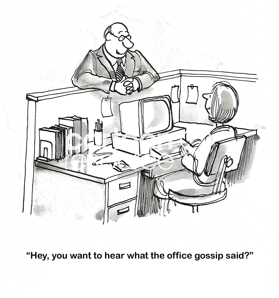 Office Gossip - Cartoon Resource