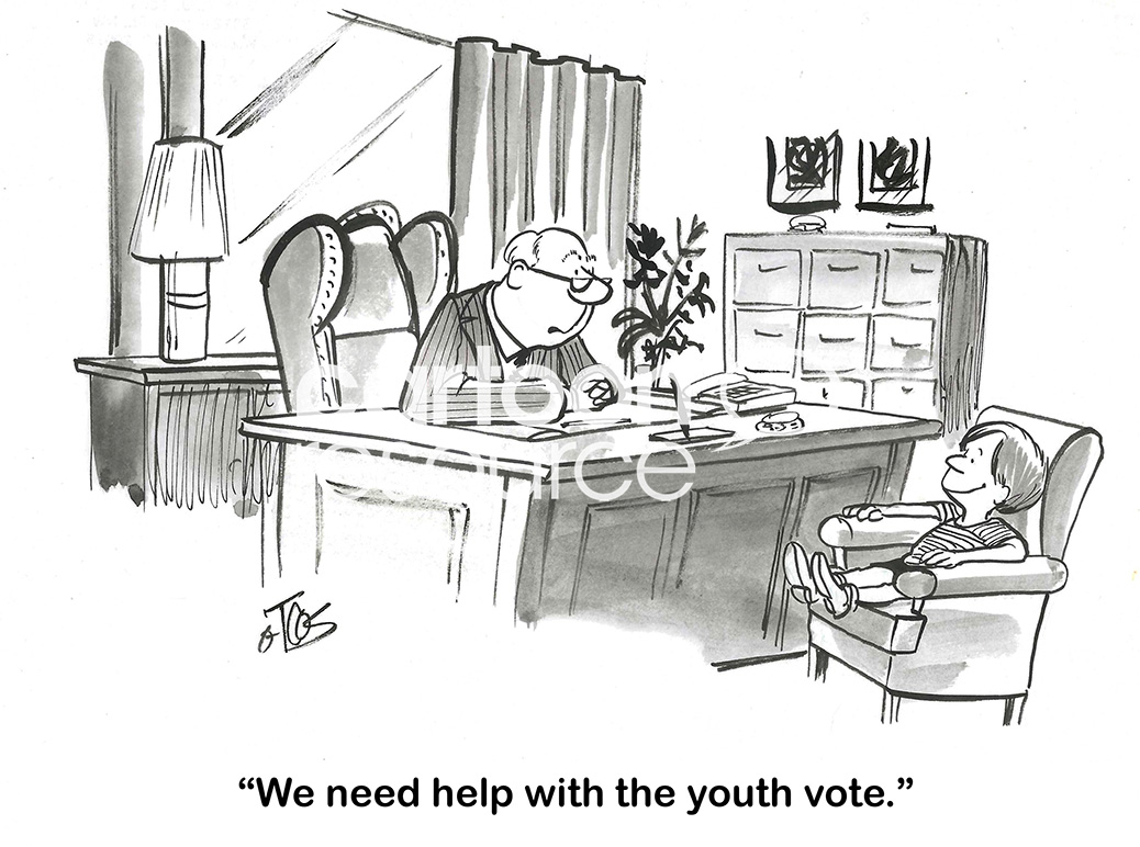 Youth Vote - Cartoon Resource